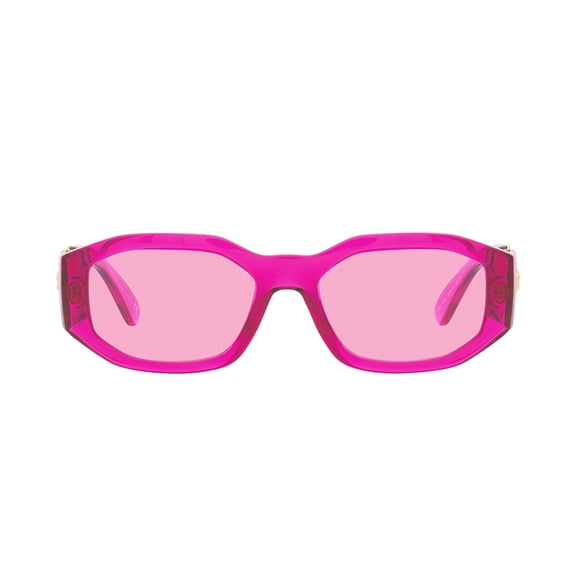 Versace Pink Geometric Unisex Sunglasses VE4361 5334/5 53