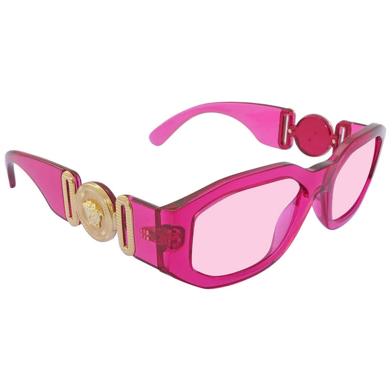 Versace Pink Geometric Unisex Sunglasses VE4361 5334/5 53 - Walmart.com
