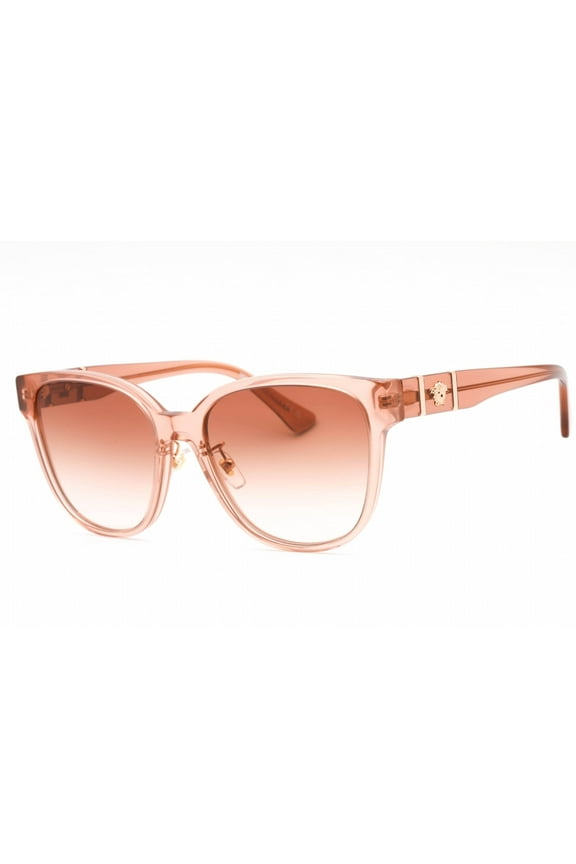 VE4460D 543413 Peach Transparent Pink Gradient 57 mm Women's Sunglasses