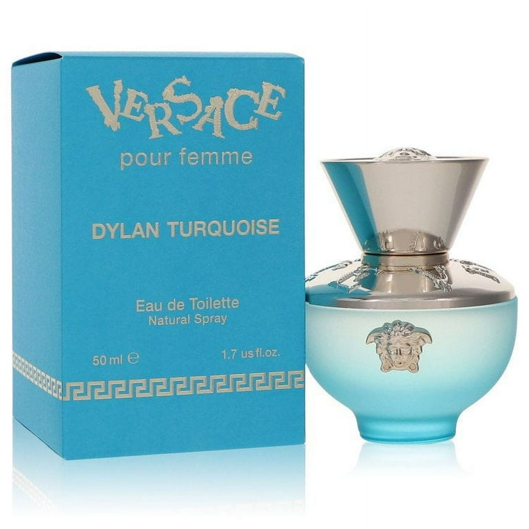 Versace Pour Femme Dylan Turquoise Eau De Toilette Spray By Versace - 1.7 oz Versace Pour Femme Dylan Turquoise Eau De Toilette Spray By Versace - 1.7 oz