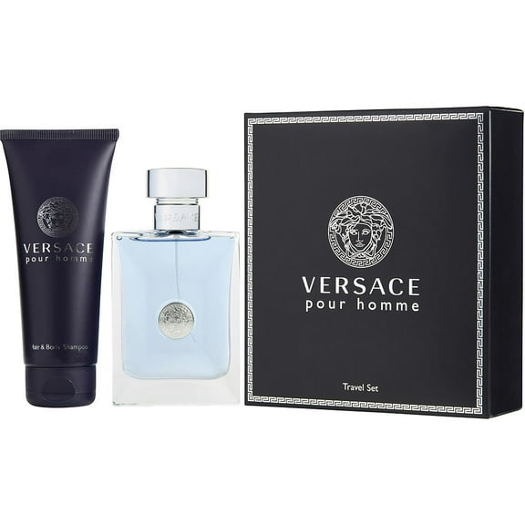 Versace Pour Homme Cologne Gift Set for Men, 2 Pieces