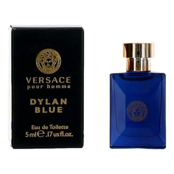 Versace Pour Homme Dylan Blue by Versace, 0.17 oz Eau De Toilette Splash Mini Cologne For Men