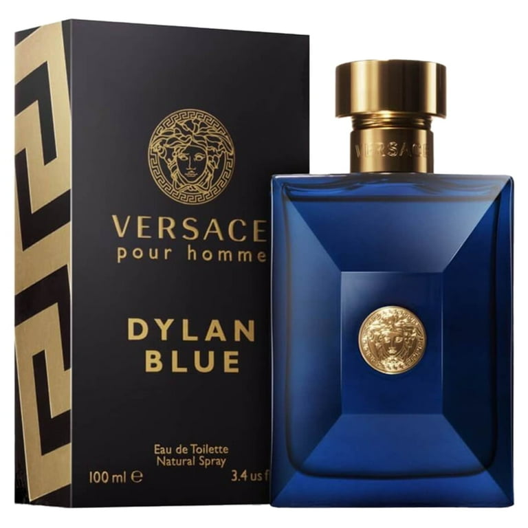 Versace Pour Homme Dylan Blue Cologne for Men, 3.4 oz Eau de