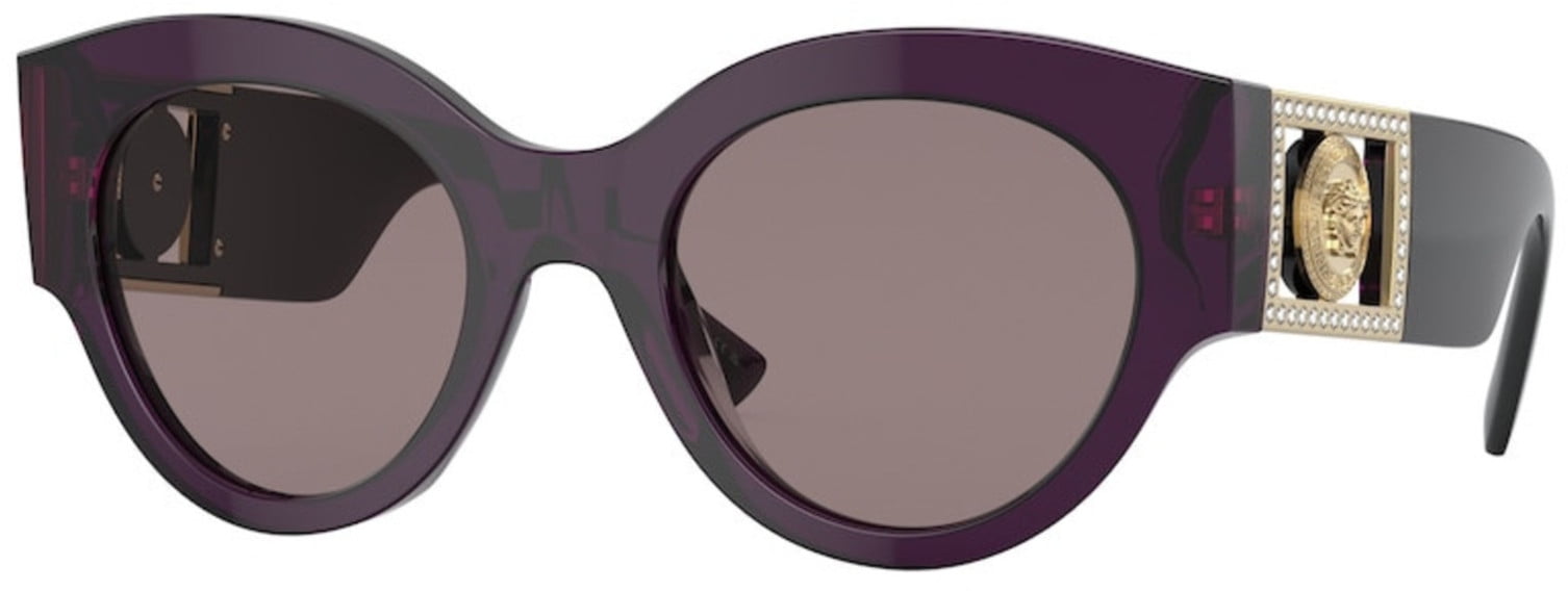 Versace Purple Brown Oval Ladies Sunglasses VE4438B 53847N  display picture 1
