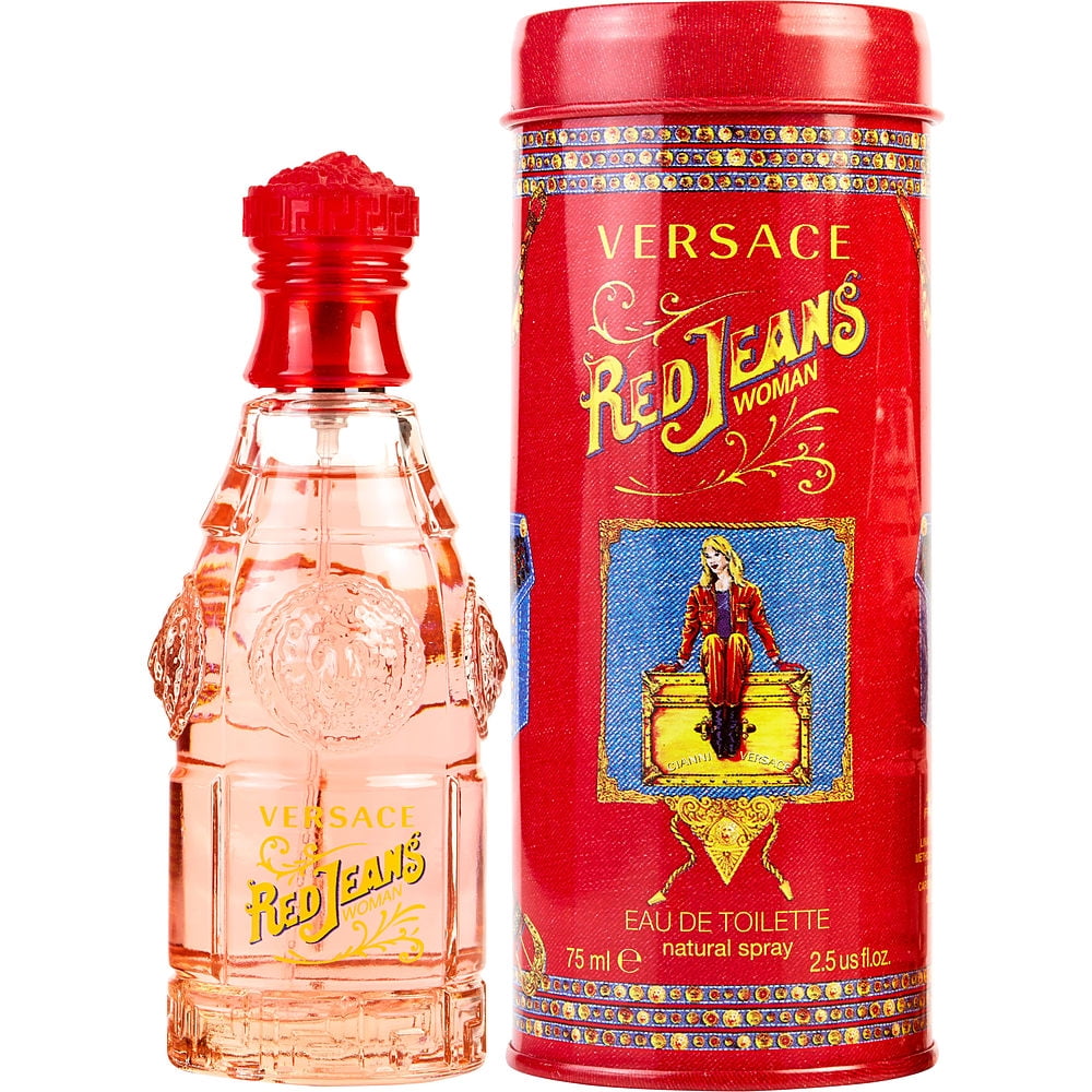 Red Jeans Eau De Toilette Spray (Tester) By Versace - 2.5 oz Red Jeans Eau De Toilette Spray (Tester) By Versace - 2.5 oz