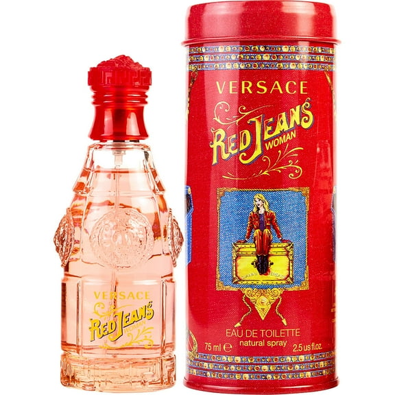 Versace Red Jeans Eau de Toilette, Perfume for Women 2.5 Oz