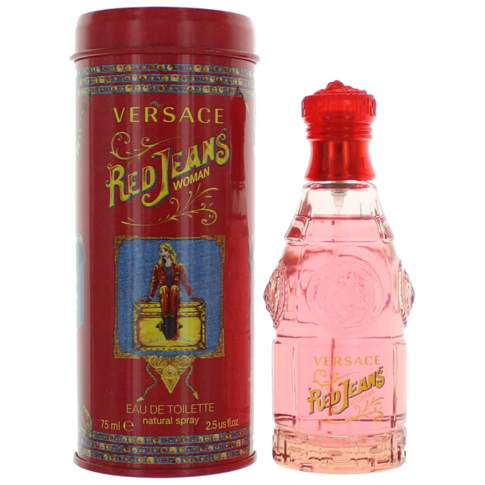 Versace Red Jeans Eau de Toilette, Perfume for Women 2.5 Oz