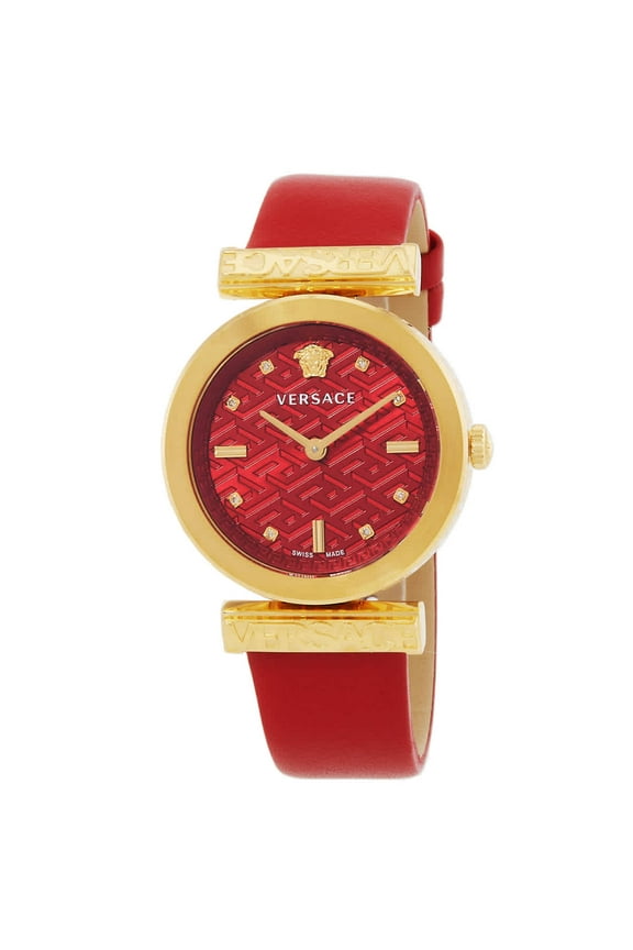 Regalia Quartz Crystal Red Dial Ladies Watch VE6J00423