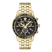 Versace Sport Chrono Mens Black Dial Quartz Watch VEZCA0724