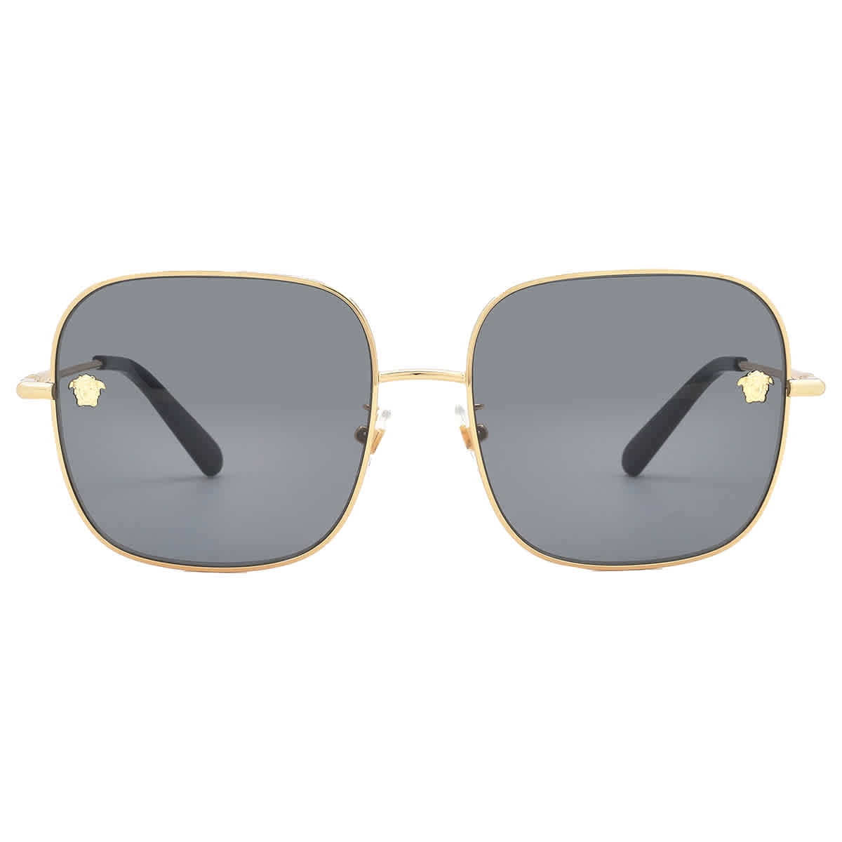 Versace Sunglasses VE2246D 100287 59mm Gold / Dark Grey Lens
