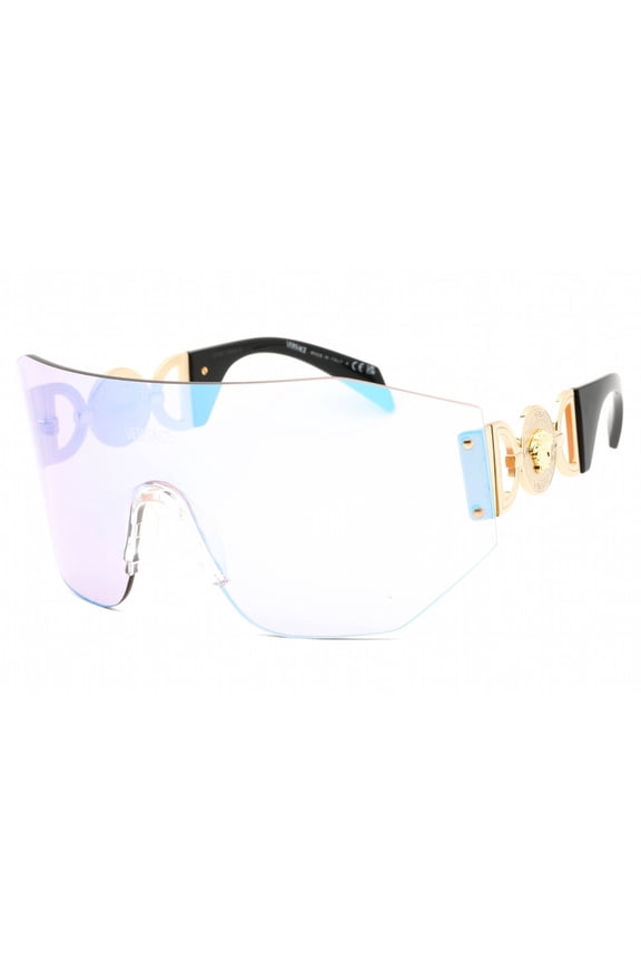 0VE2258 1002MA Unisex Rimless Shield Frame Sunglasses