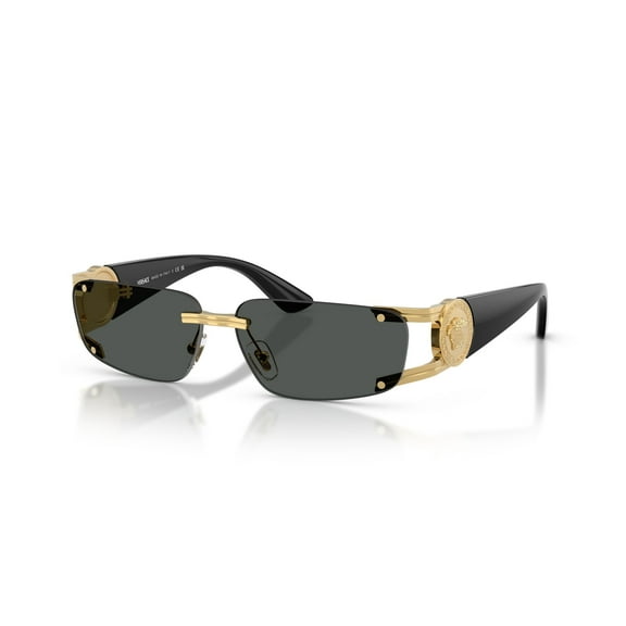 Versace Sunglasses VE2291 1002/87 59mm Gold Black / Dark Grey Lens
