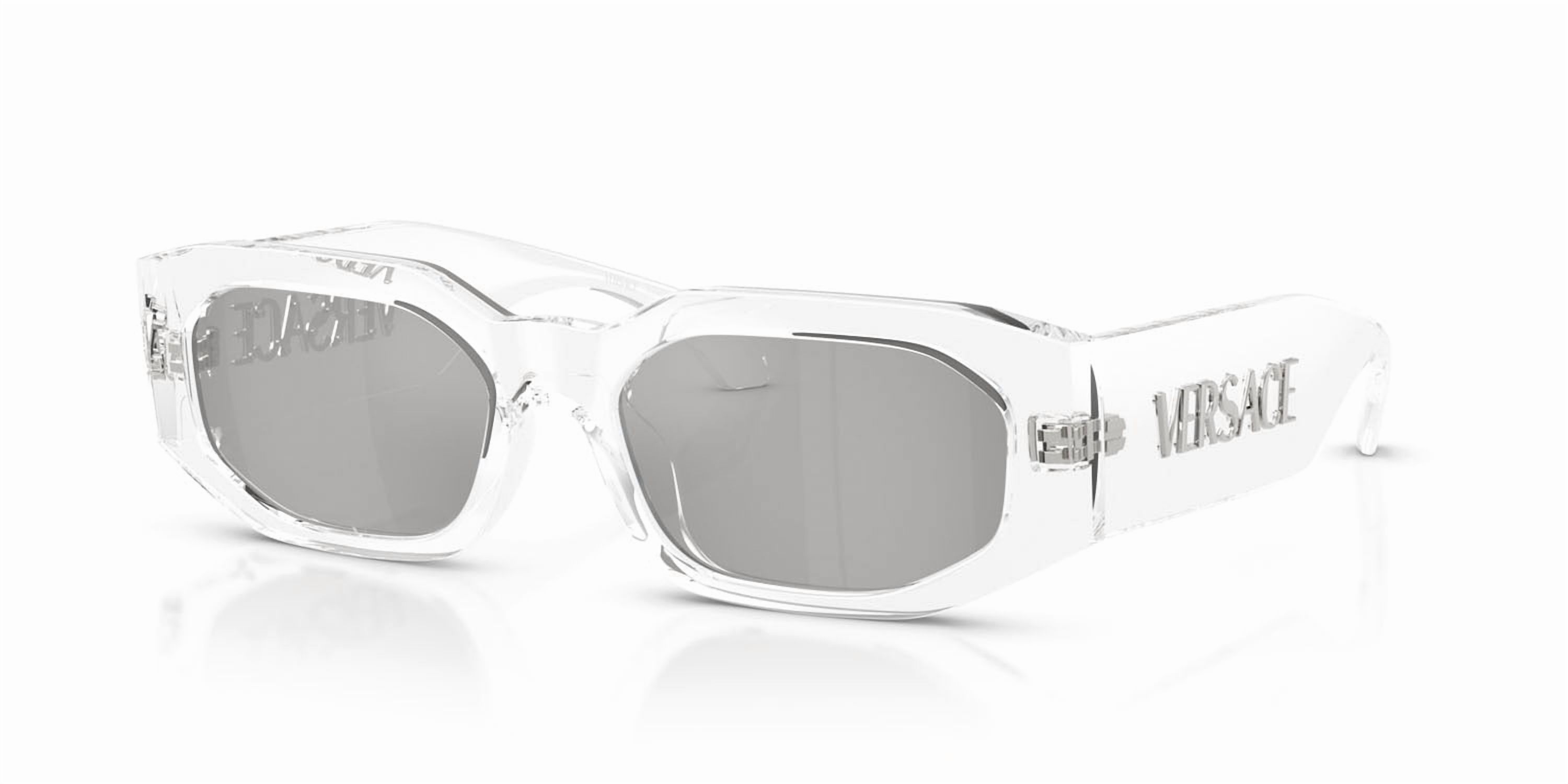 NWT Versace VE4489U Transparent 55mm Sunglasses Versace Sunglasses VE4489U 148/8V 55mm Transparent / Clear  main image 4