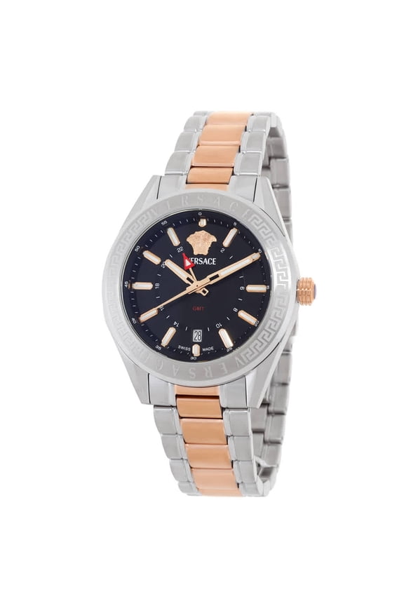 V-Code GMT Quartz Black Dial Men's Watch VEAFA0624
