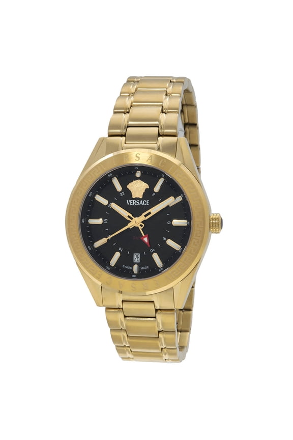 V-Code GMT Quartz Black Dial Men's Watch VEAFA0724
