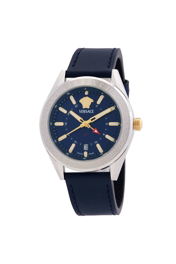V-Code GMT Quartz Blue Dial Men's Watch VEAFA0124