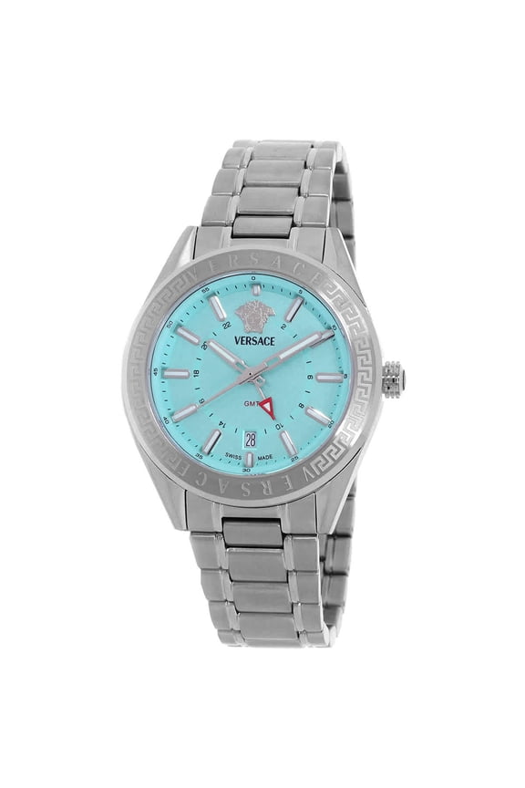 V-Code GMT Quartz Turquoise Dial Men's Watch VEAFA0324