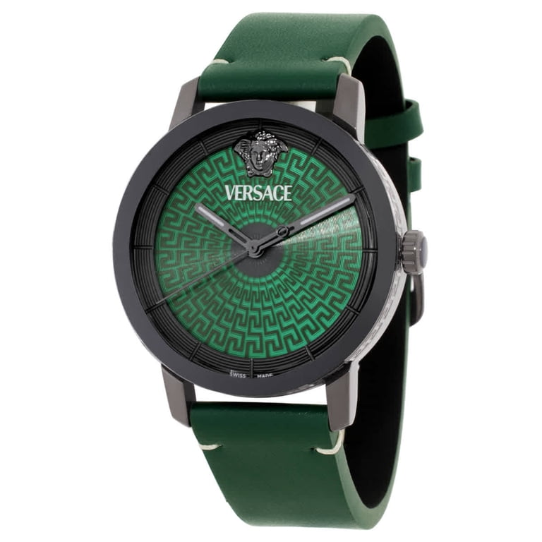 Versace V-Helix Quartz Green Dial Men's Watch VE9G00224 - Walmart.com