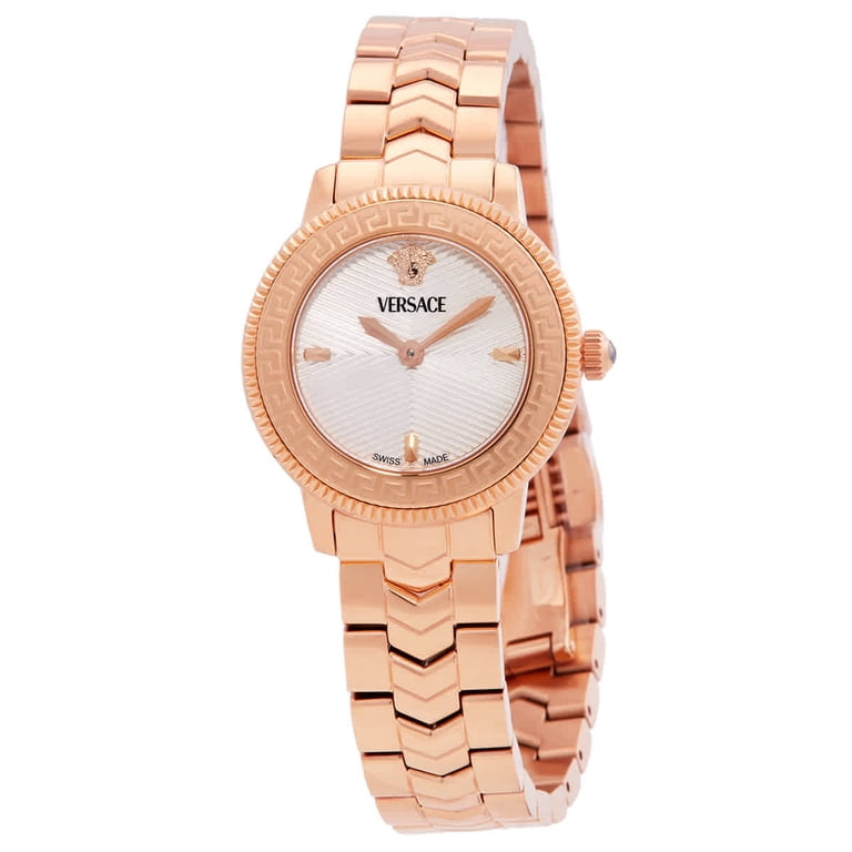 Versace V-Icon Quartz White Dial Ladies Watch VEUCA0724  display picture 3
