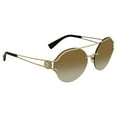 thumbnail image 1 of Versace VE 2184 Metal Womens Round Sunglasses Pale Gold 61mm Adult, 1 of 3