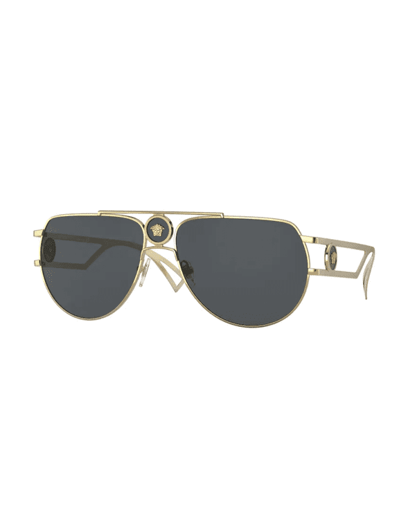 VE2225 100287 60mm Aviator Sunglasses Men's Gold