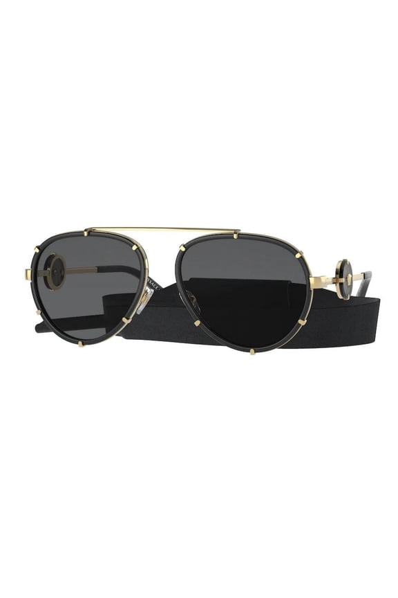 VE 2232 Metal Womens Aviator Sunglasses Black 61mm Adult