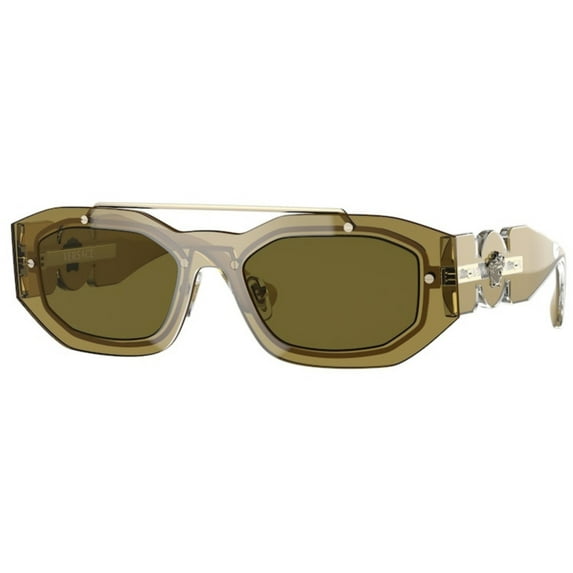 Versace VE 2235 Plastic Unisex Fashion Sunglasses Transparent Green 51mm Adult