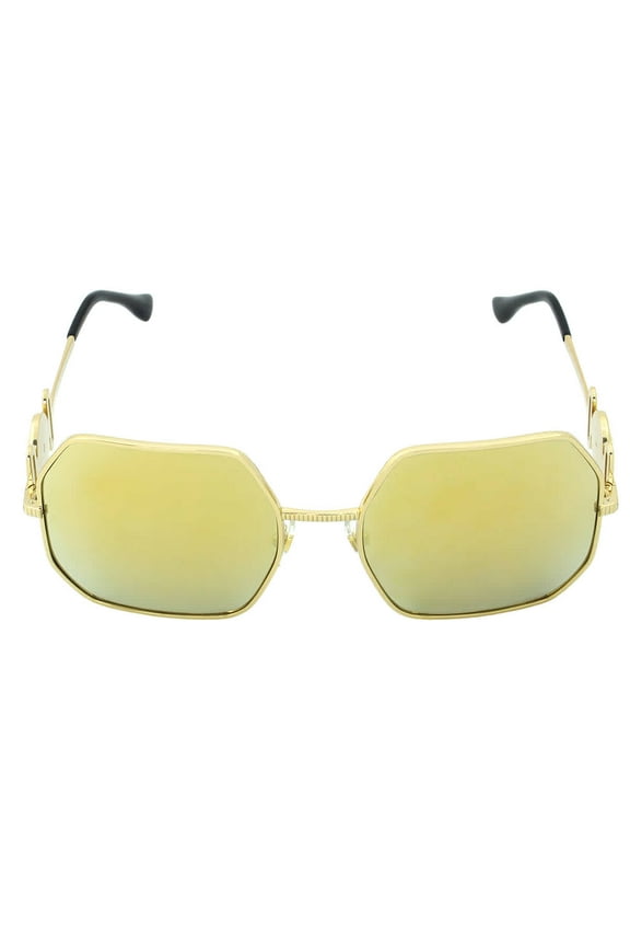 VE 2248 Metal Womens Geometric Polarized Sunglasses Gold 58mm Adult, Optical.