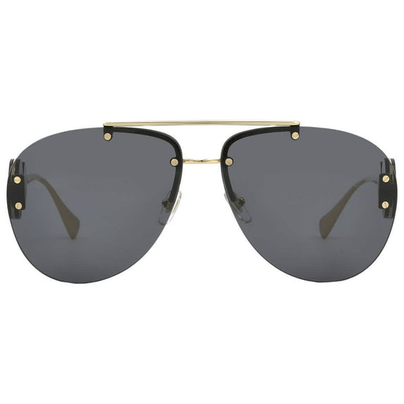 Versace VE 2250 Metal Womens Aviator Sunglasses Gold 63mm Adult
