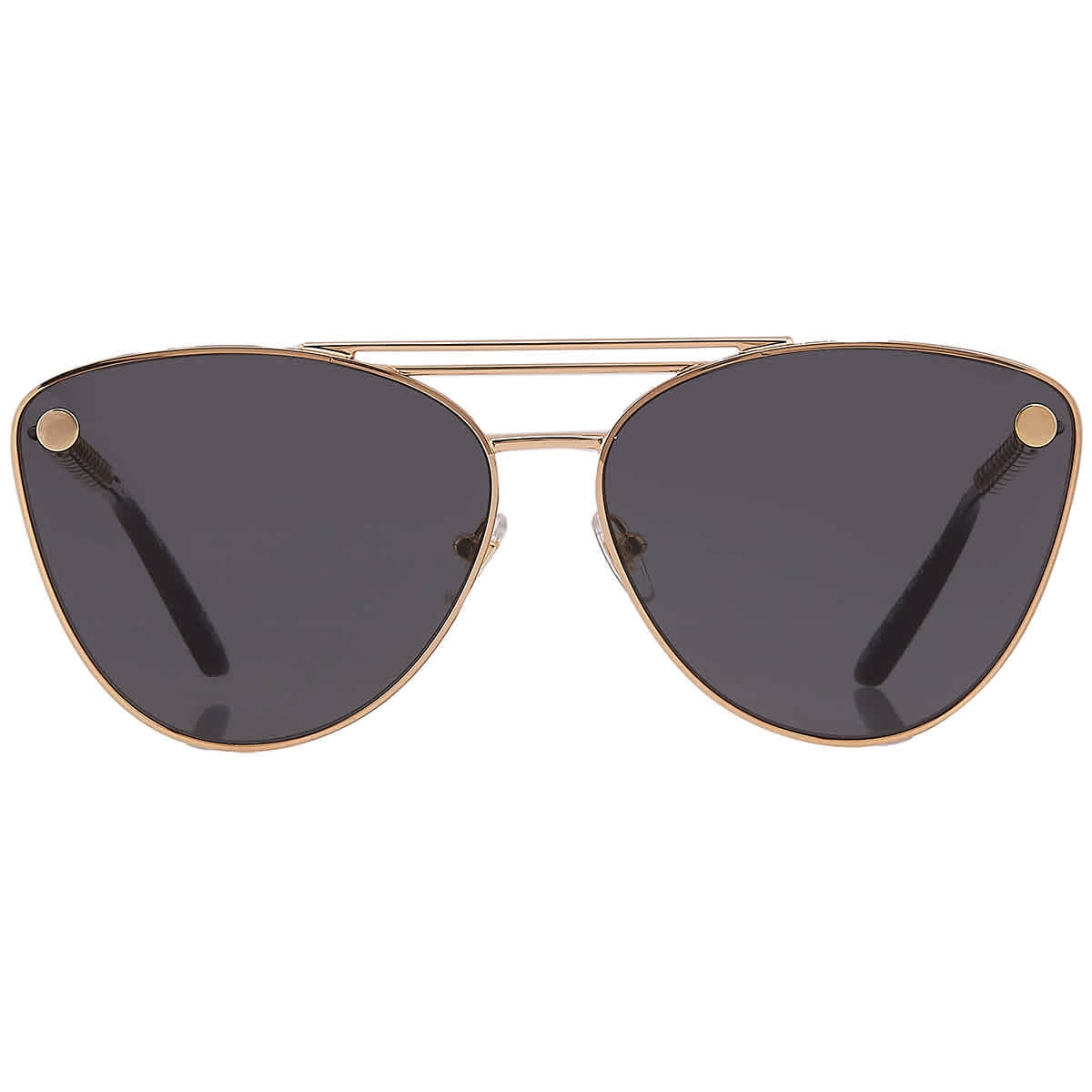 Versace VE 2267 Metal Womens Cat-Eye Sunglasses Gold 64mm Adult