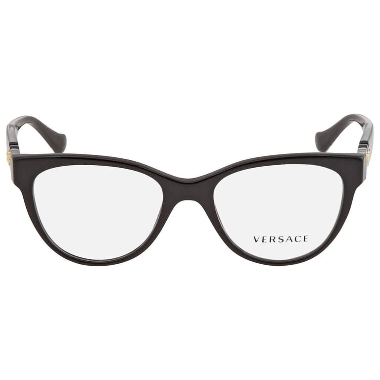 SALE! NEW Versace VE3304 GB1 Black Demo Cat Eye Women Eyeglasses Versace | Accessories | Sale New Versace Ve334 Gb Blackdemo  main image 3