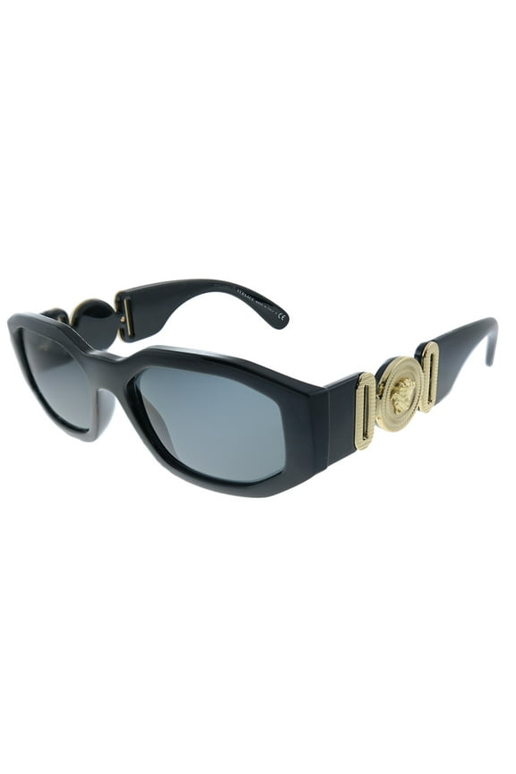 VE 4361 Plastic Unisex Geometric Sunglasses Black 53mm Adult