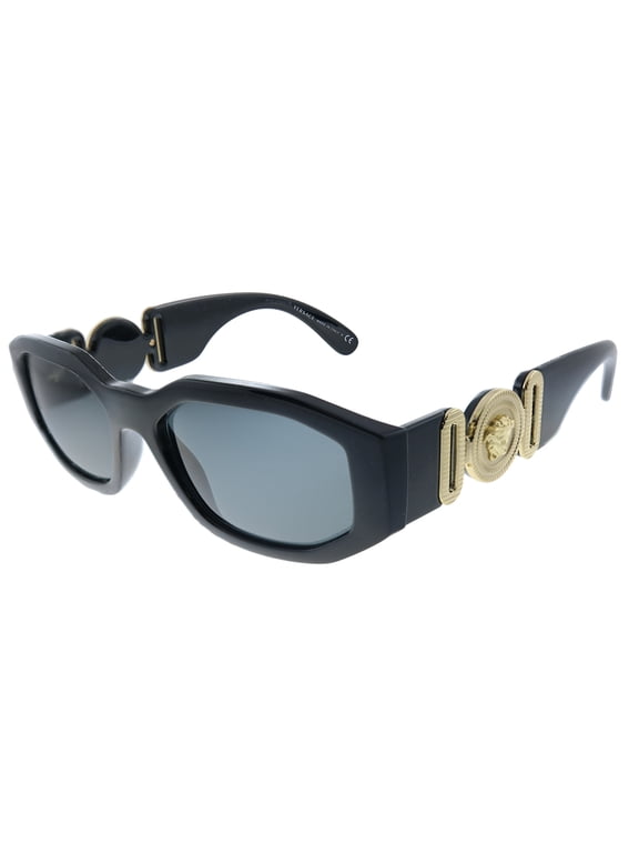 VE 4361 Plastic Unisex Geometric Sunglasses Black 53mm Adult