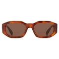 thumbnail image 1 of Versace VE 4361 Plastic Unisex Geometric Sunglasses Havana 53mm Adult, 1 of 7