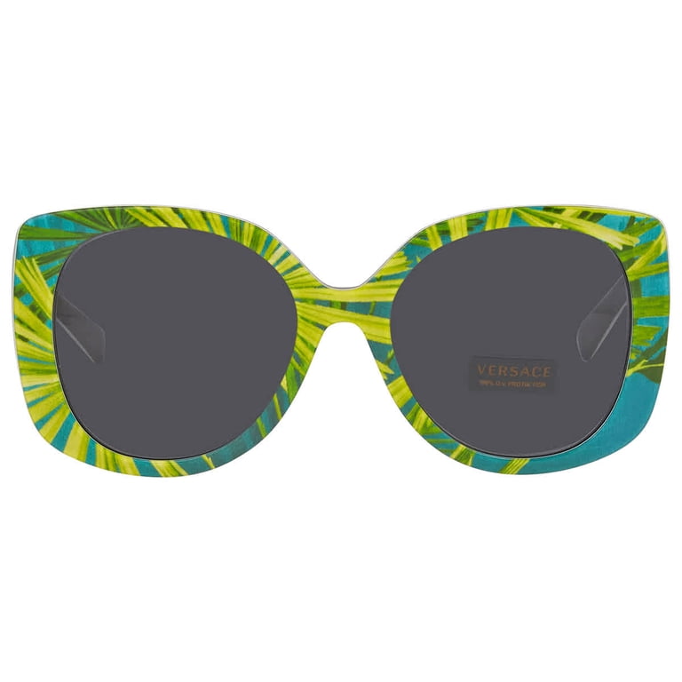Versace VE 4387 Plastic Womens Rectangle Sunglasses Print  display picture 2