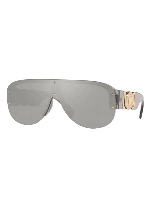 VE4391 311/6G 48mm Aviator Sunglasses Men's Transparent Grey