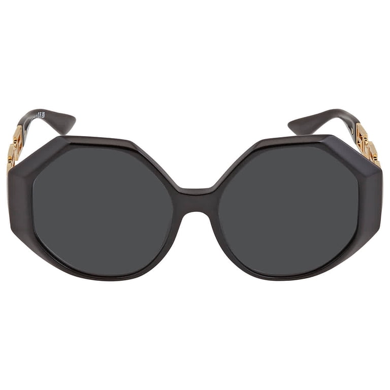 New Versace™ VE4395 Women’s Oversized Square Sunglasses – Black / D Versace 4395 Sunglasses Women main image 3