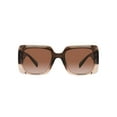 thumbnail image 1 of Versace VE 4405 Plastic Womens Rectangle Sunglasses Brown 54mm Adult, 1 of 5