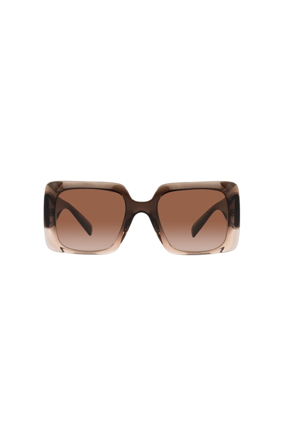 VE 4405 Plastic Womens Rectangle Sunglasses Brown 54mm Adult