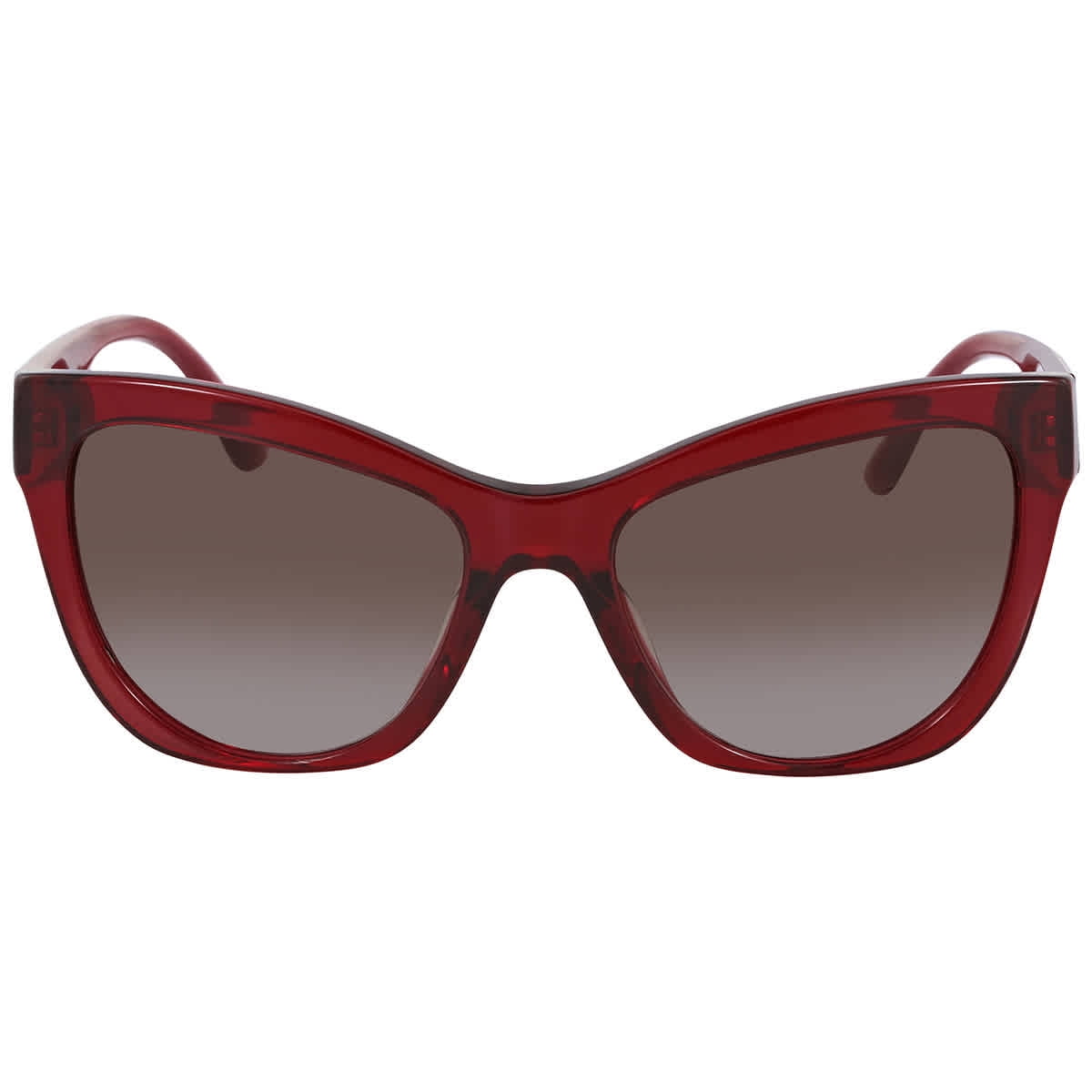 Versace VE 4417U 388/89 Red Plastic Cat-Eye Sunglasses Grey Lens NEW Versace VE4417U Women main image 3