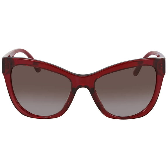 Versace VE 4417U Plastic Womens Cat-Eye Sunglasses Red 56mm Adult