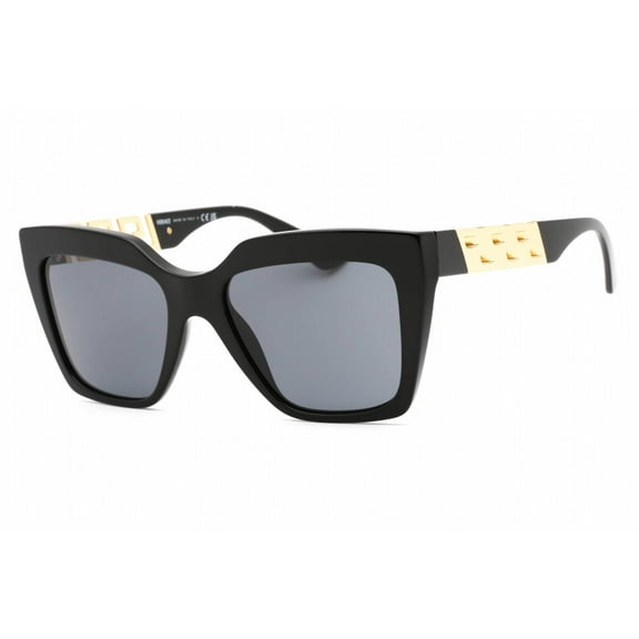 Versace VE 4418 Plastic Womens Square Sunglasses Black 56mm Adult