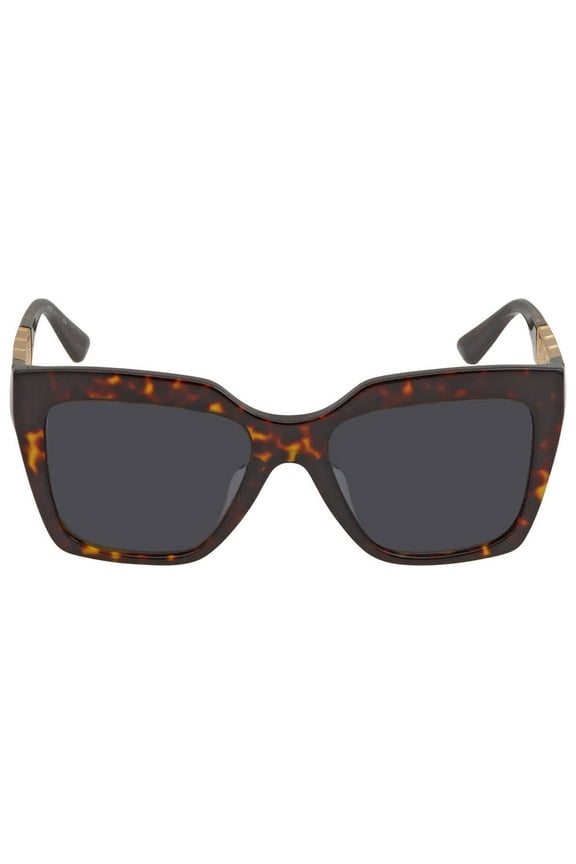 VE 4418F Plastic Womens Square Sunglasses Havana 56mm Adult