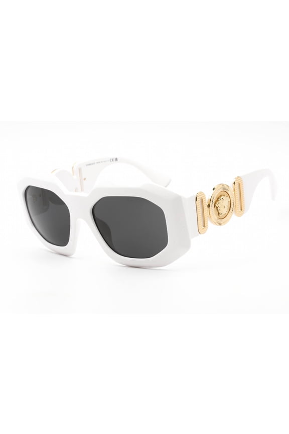 VE 4424U Plastic Womens Irregular Sunglasses White 56mm Adult
