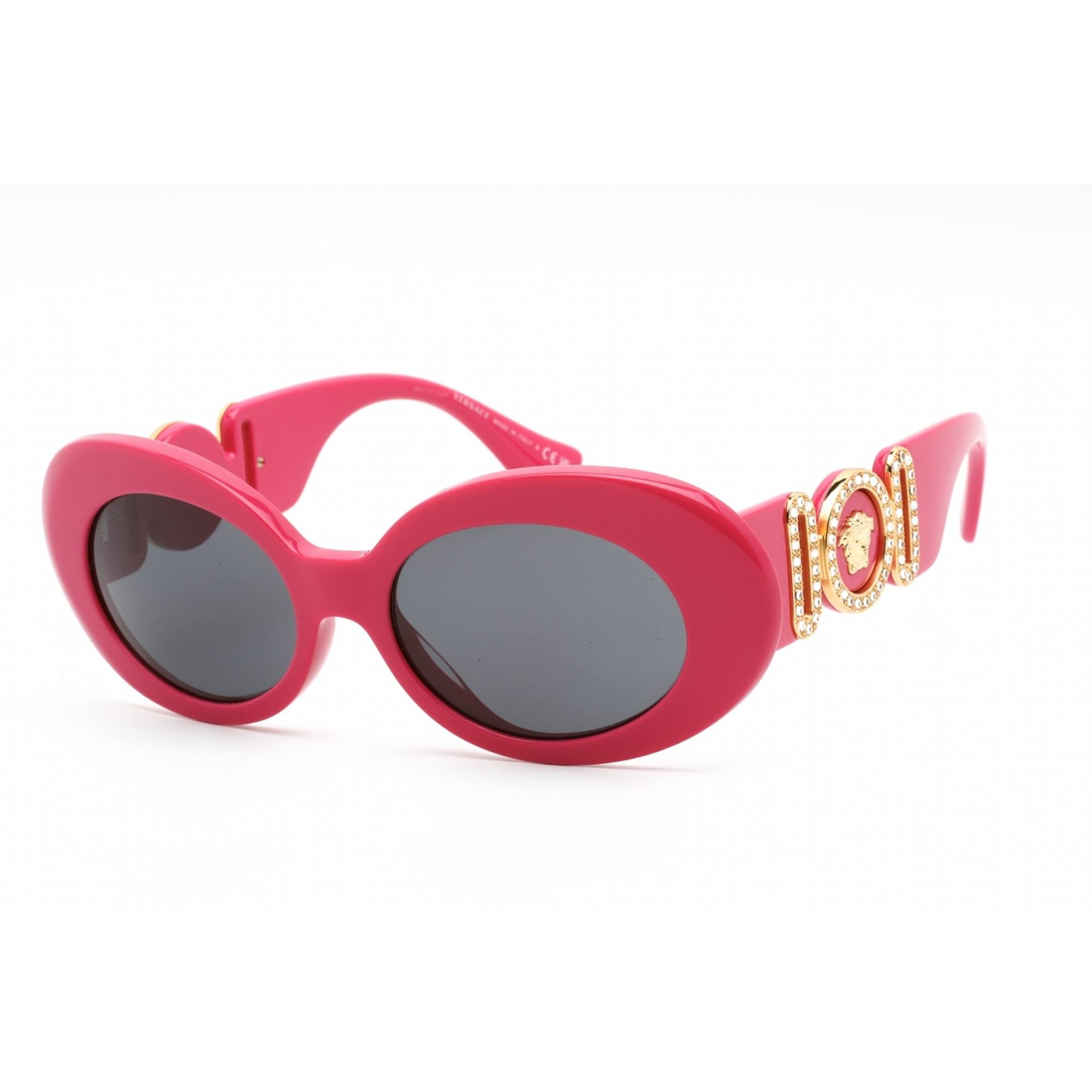 Versace VE 4426BU Plastic Womens Oval Sunglasses Fuchsia  display picture 3