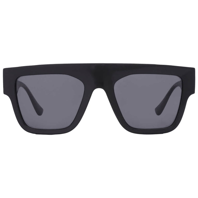 Polarized Oversized Rectangle Frame Sunglasses, Plastic Frame, Adult Polarized Pop Color Rectangle 62mm Fit Over Sunglasses Over  main image 4