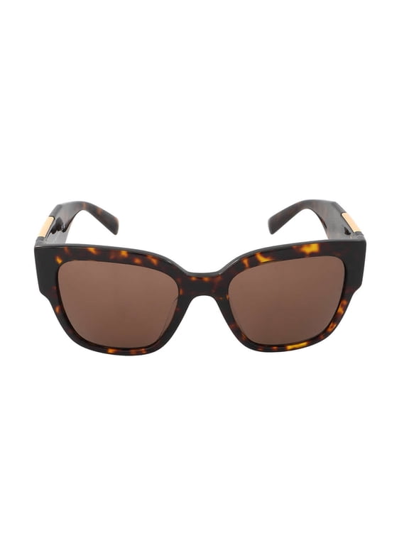 VE 4437U Plastic Womens Square Sunglasses Havana 54mm Adult