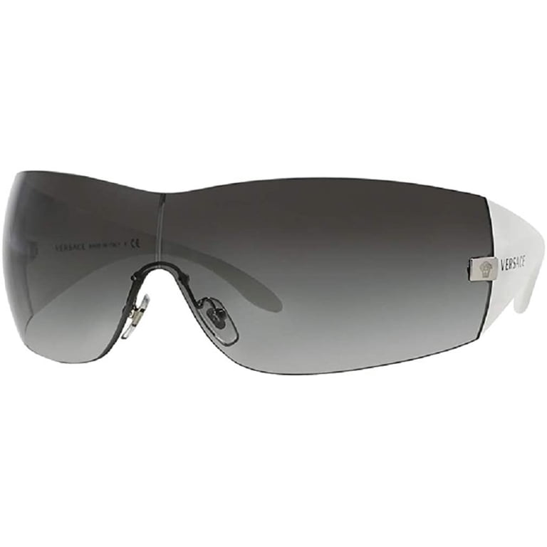 Versace VE2054 10008G 41M Silver/Grey Gradient Wrap Square 