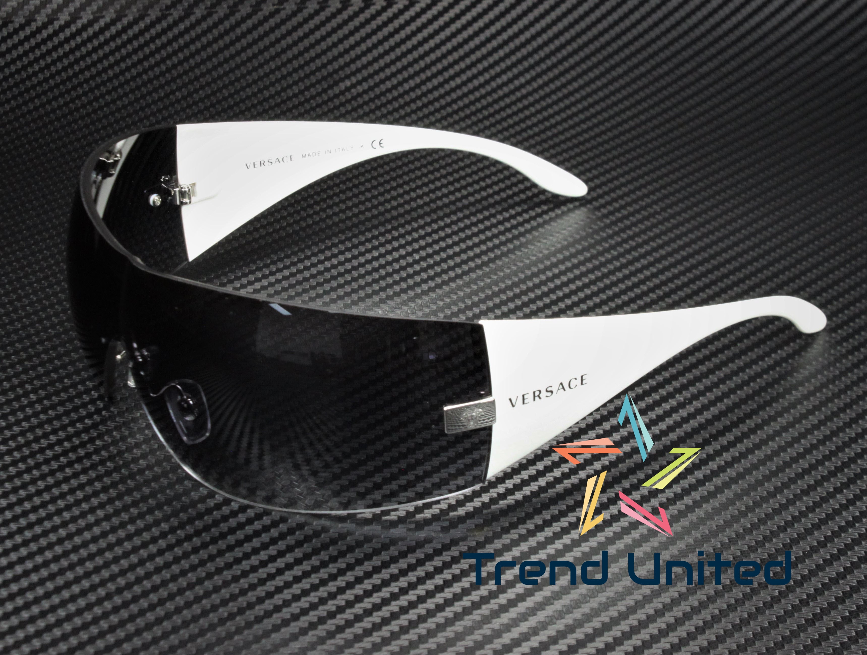 Versace Women's Gradient Grey Rectangle Sunglasses VE2054-10008G