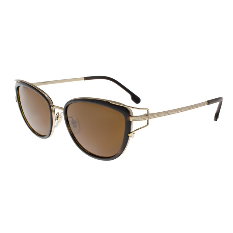 Versace VE2203 144073 HAVANA/PALE GOLD Cat Eye Sunglasses  display picture 3